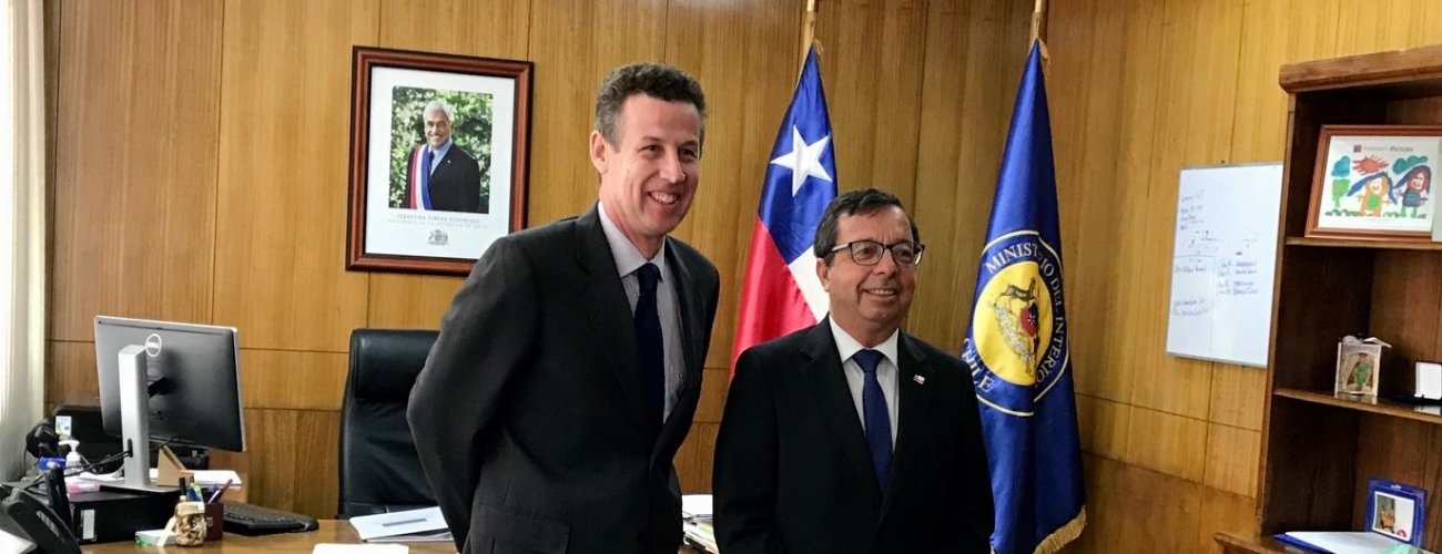 Director de Coordinación Regional se reúne con Intendente Regional de Arica y Parinacota