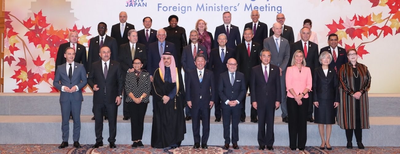 Ministro Teodoro Ribera participa en Cumbre de Cancilleres de G2O en Japón