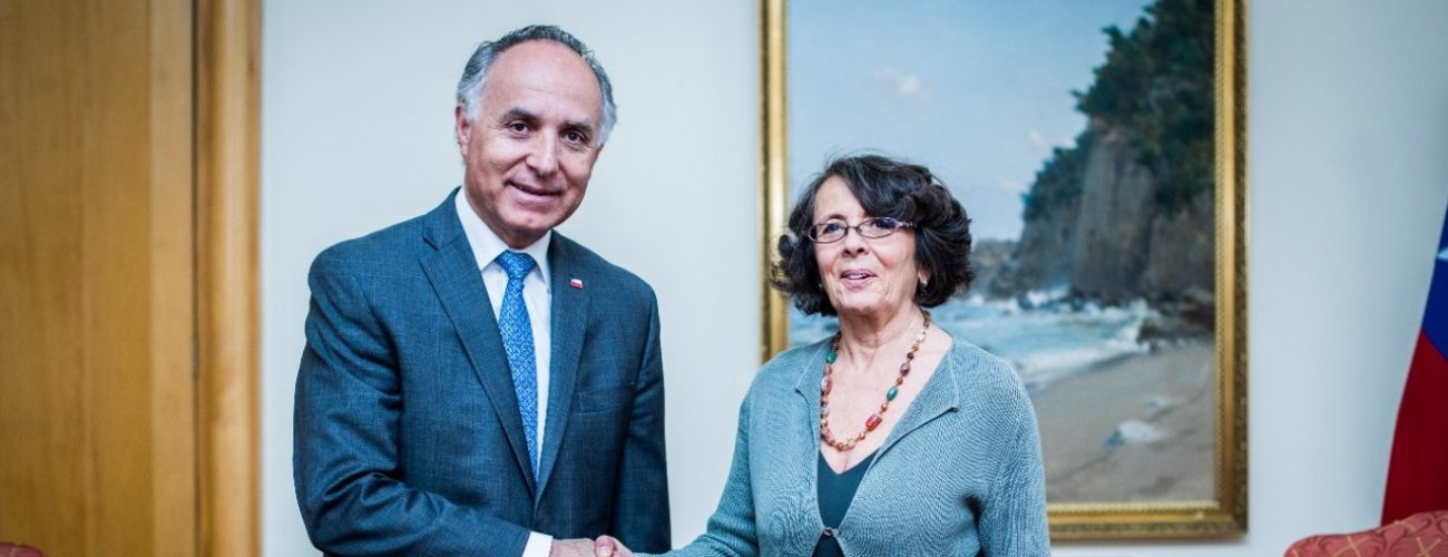 Canciller Ribera y Subsecretaria Valdivia se reúnen con Viceministra de Asuntos Exteriores y Cooperación de Italia