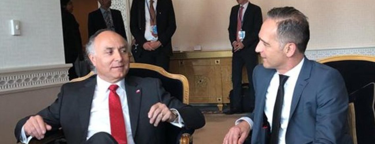 Ministro Teodoro Ribera se reúne con el Ministro de Relaciones Exteriores de Alemania