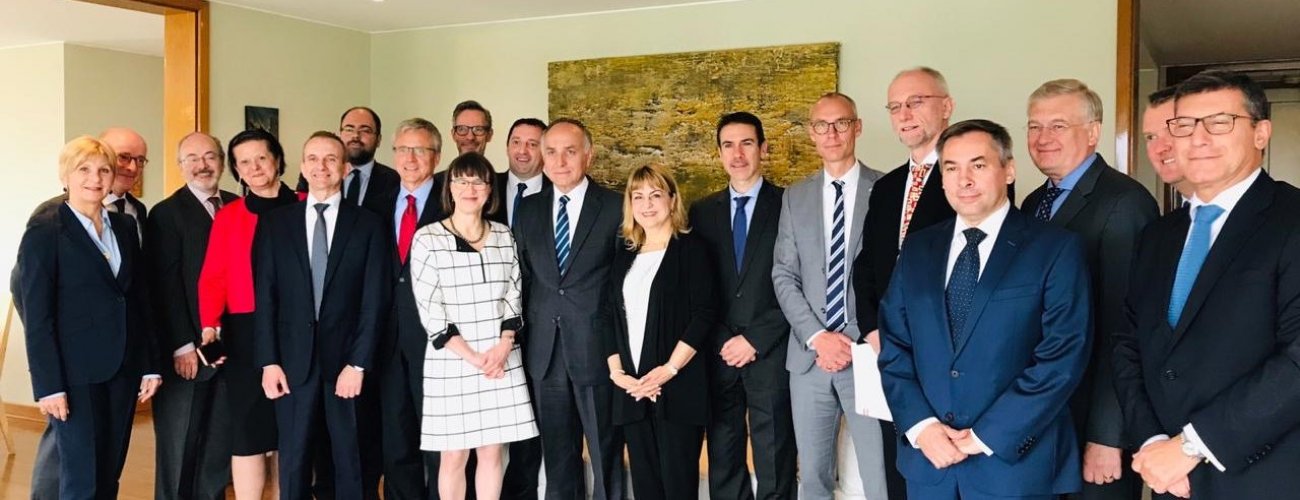 Ministro Ribera se reúne con Embajadores de países de la Unión Europea