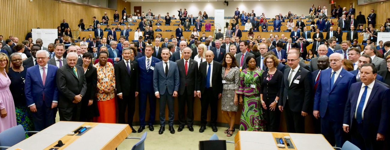 Canciller Ribera participa en encuentro ministerial de la Alianza por el Multilateralismo