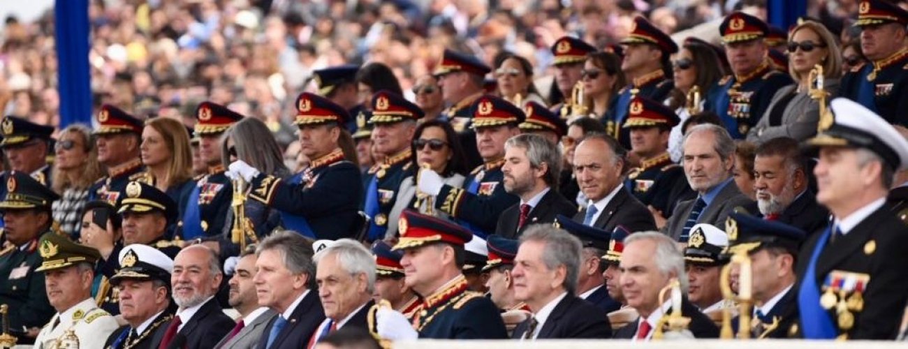 Canciller Ribera asiste a Parada Militar 2019 en honor a las Glorias del Ejército