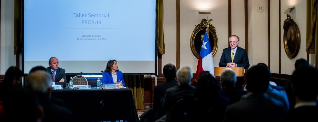 Canciller Ribera inaugura taller sectorial de PROSUR