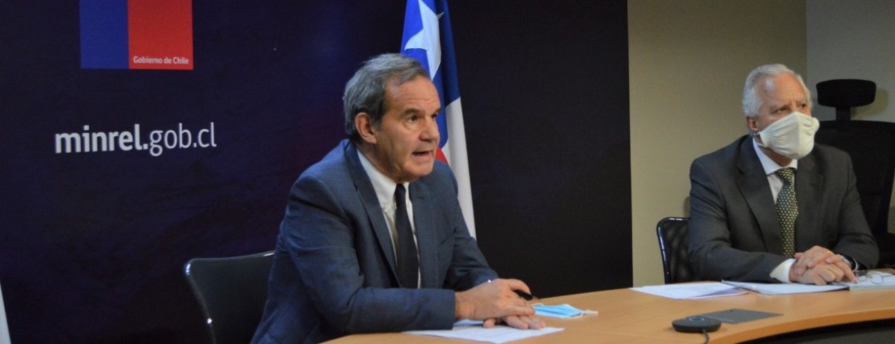 Canciller explica líneas de acción de Chile en materia ambiental en la Reunión Ministerial Informal de la Unión Europea y América Latina y El Caribe