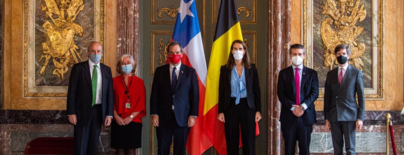 Canciller de Bélgica respalda el cierre de la última etapa de las negociaciones para la modernización del Acuerdo entre Chile y la Unión Europea