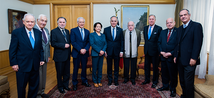 Canciller Ribera sostiene primer encuentro con Consejo de Ex Cancilleres
