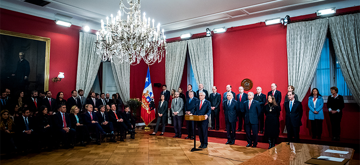 Presidente Sebastián Piñera nombra a Teodoro Ribera como Ministro de Relaciones Exteriores