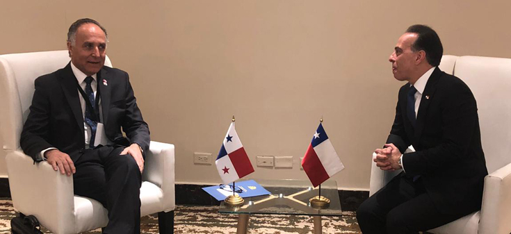 Canciller Ribera se reúne con el Ministro de Relaciones Exteriores (designado) de Panamá
