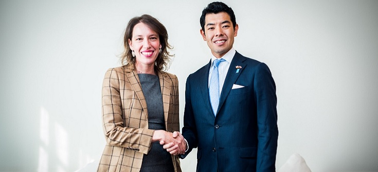 Subsecretaria Valdivia se reúne con Viceministro Parlamentario de RR.EE. de Japón