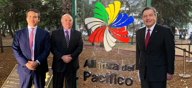 Inauguración del Parque Alianza del Pacífico en Ciudad de México