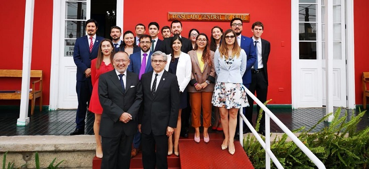 Estudiantes de la ACADE concluyen exitosamente su práctica consular en Arica y Tacna