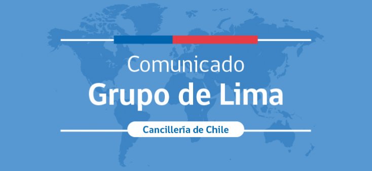 Comunicado Grupo de Lima