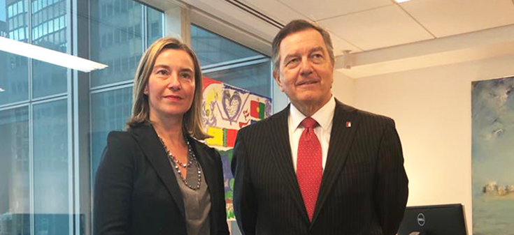 Chile y Unión Europea coinciden en buscar convergencias ante crisis en Venezuela