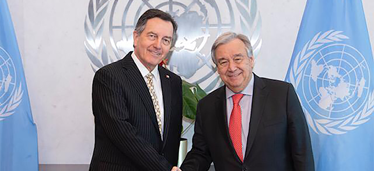 Secretario General de ONU destaca papel de Chile para alcanzar solución en Venezuela