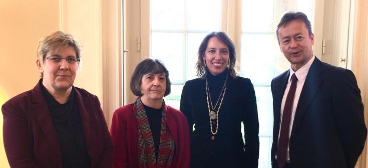 Subsecretaria Valdivia visita Academia Diplomática del Ministerio de Relaciones Exteriores de Alemania