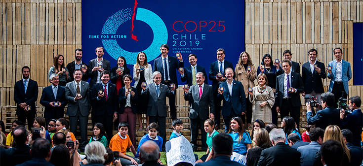 Canciller Ampuero participa en lanzamiento de cumbre sobre cambio climático