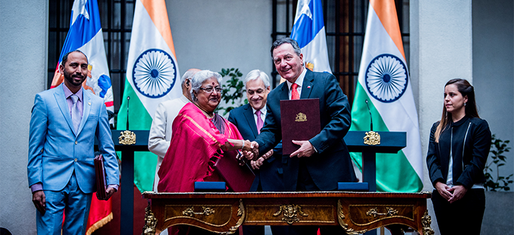 Chile e India fortalecen su relación bilateral