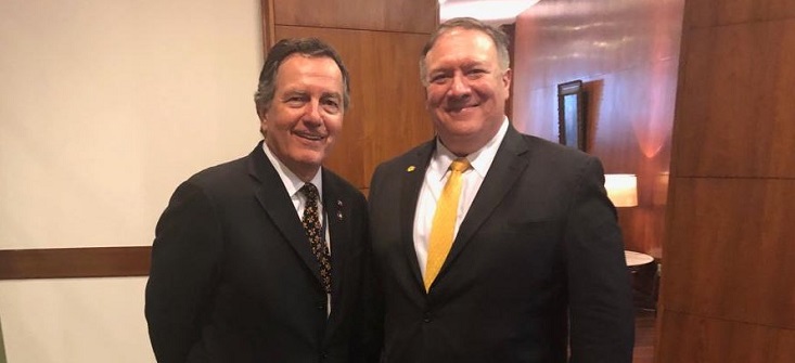 Ministro Ampuero extiende invitación a Presidente Donald Trump para asistir a la Cumbre de la APEC en Chile