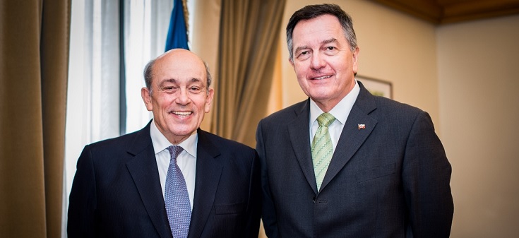 Canciller Ampuero se reúne con Vicecanciller de Perú