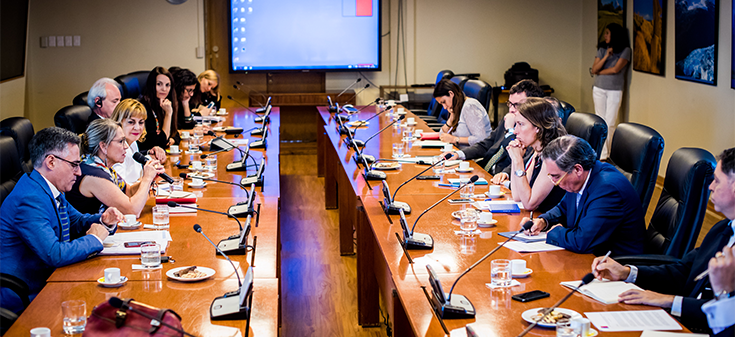 Subsecretaria de RR.EE. recibe a delegación del Comité de Comercio Internacional del Parlamento Europeo