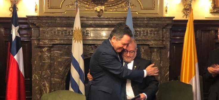 Cancilleres de Chile y Argentina conmemoraron los 40 años de la mediación papal que puso fin al conflicto del canal Beagle