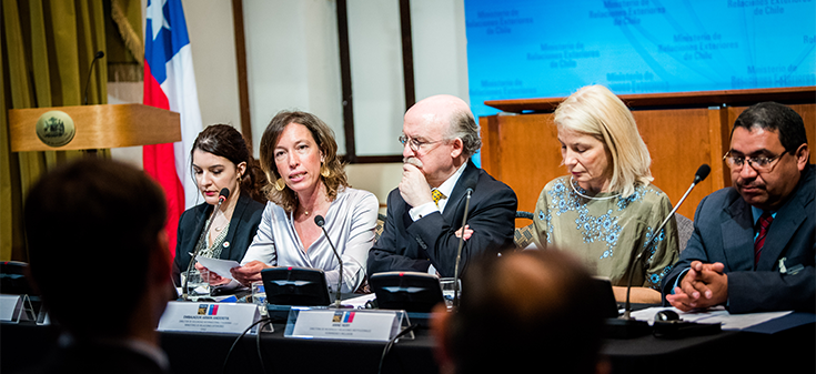 Ministra de Relaciones Exteriores (S) inaugura Conferencia sobre Protección de Civiles del uso de armas explosivas en áreas pobladas