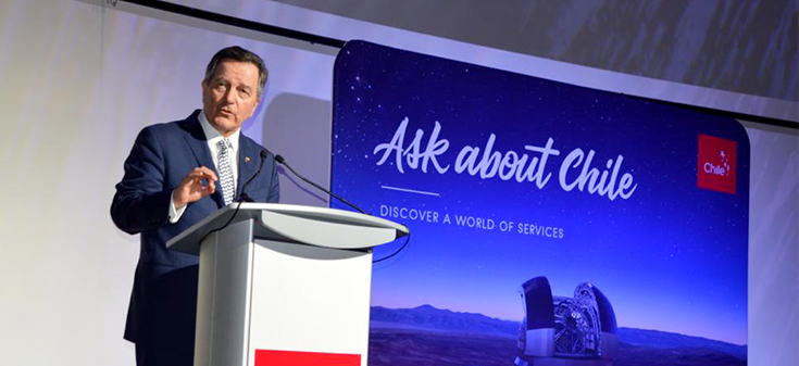 Canciller Ampuero en evento "Ask About Chile: "Queremos que el mundo conozca nuestro talento"