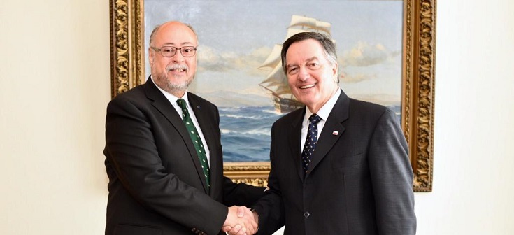 Canciller Ampuero despide a Embajador de México en Chile