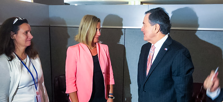 Canciller Ampuero sostiene reuniones bilaterales en Nueva York