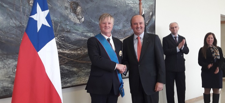 Secretario General de Política Exterior encabezó condecoración y despedida del Embajador del Reino de Bélgica en Chile