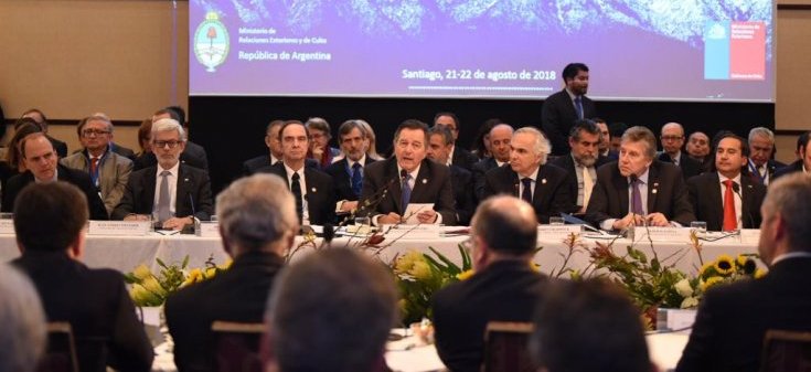 Canciller Ampuero participa en ceremonia inaugural de la IX Reunión Binacional Chile - Argentina