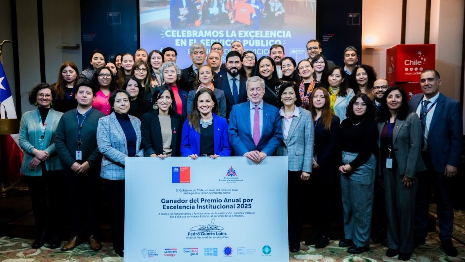 Cancillería celebra Premio Anual a la Excelencia Institucional 2025 que se otorgó a la Subsecretaría de Relaciones Exteriores