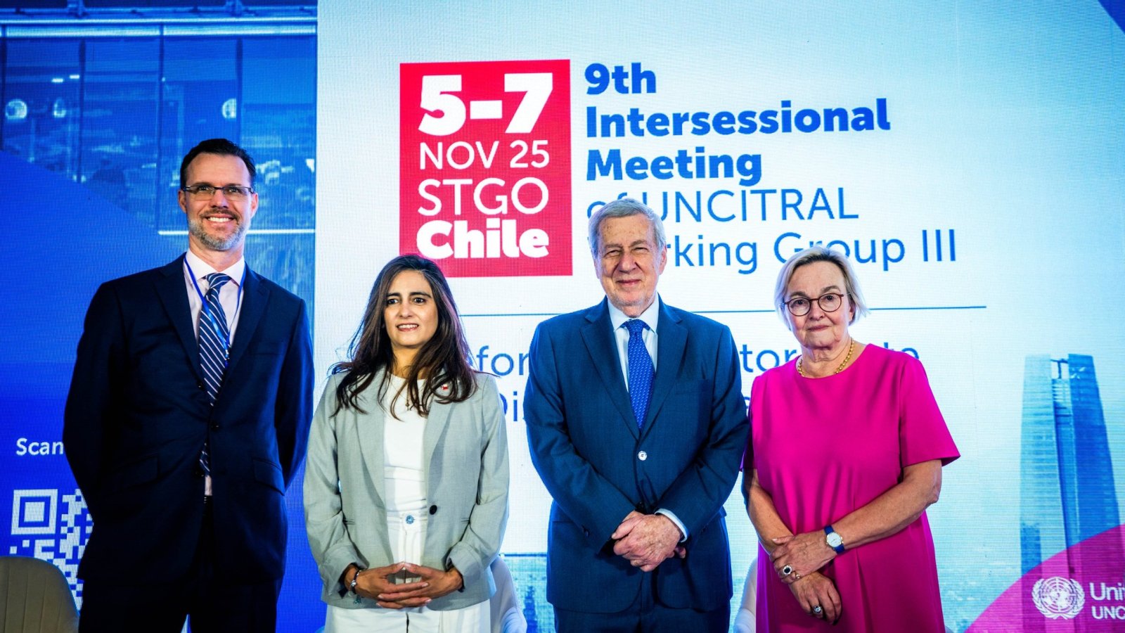 Ministro inaugura encuentro de la Comisión de las Naciones Unidas para el Derecho Mercantil Internacional que se realiza en Chile