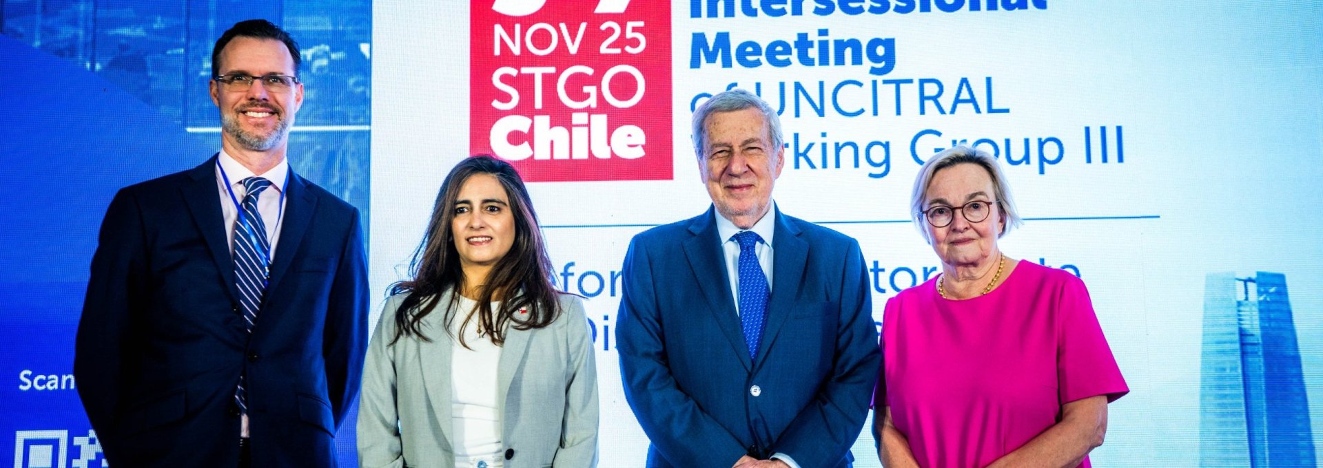Ministro inaugura encuentro de la Comisión de las Naciones Unidas para el Derecho Mercantil Internacional que se realiza en Chile