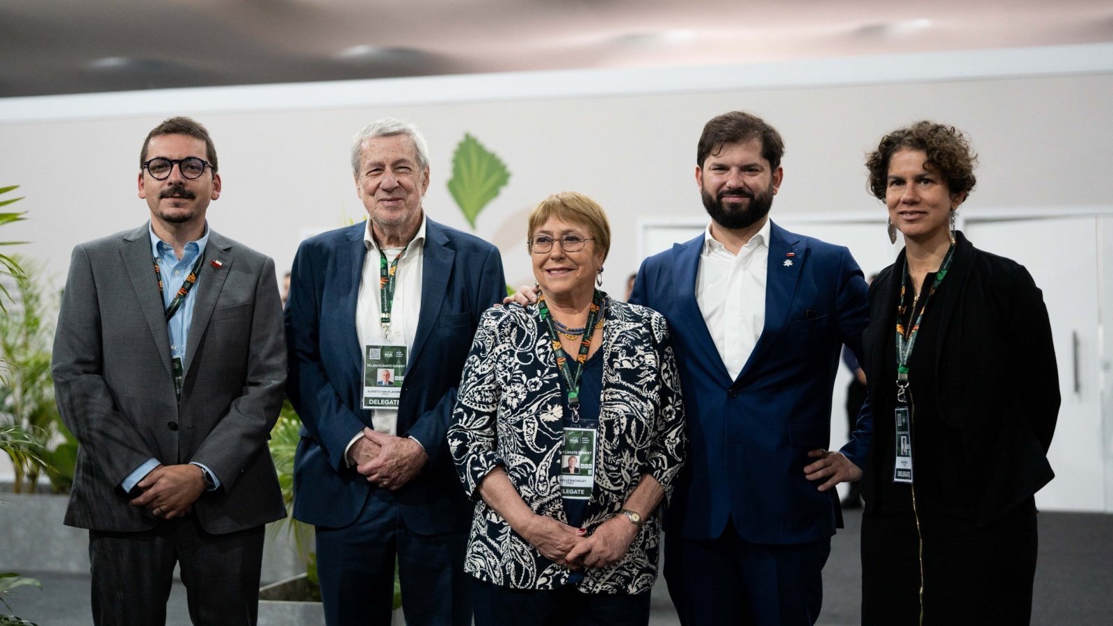 Canciller acompaña al Presidente a Gabriel Boric Font en la Reunión Plenaria General de la Cumbre de Líderes COP30