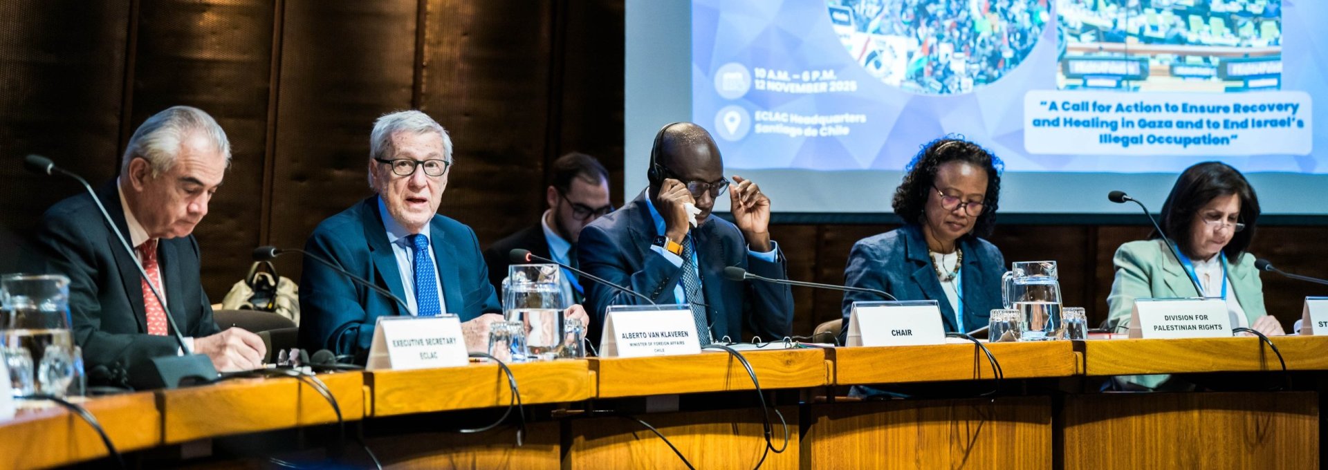 Canciller participa en consultas de las organizaciones de la sociedad civil con el Comité para el Ejercicio de los Derechos Inalienables del Pueblo Palestino