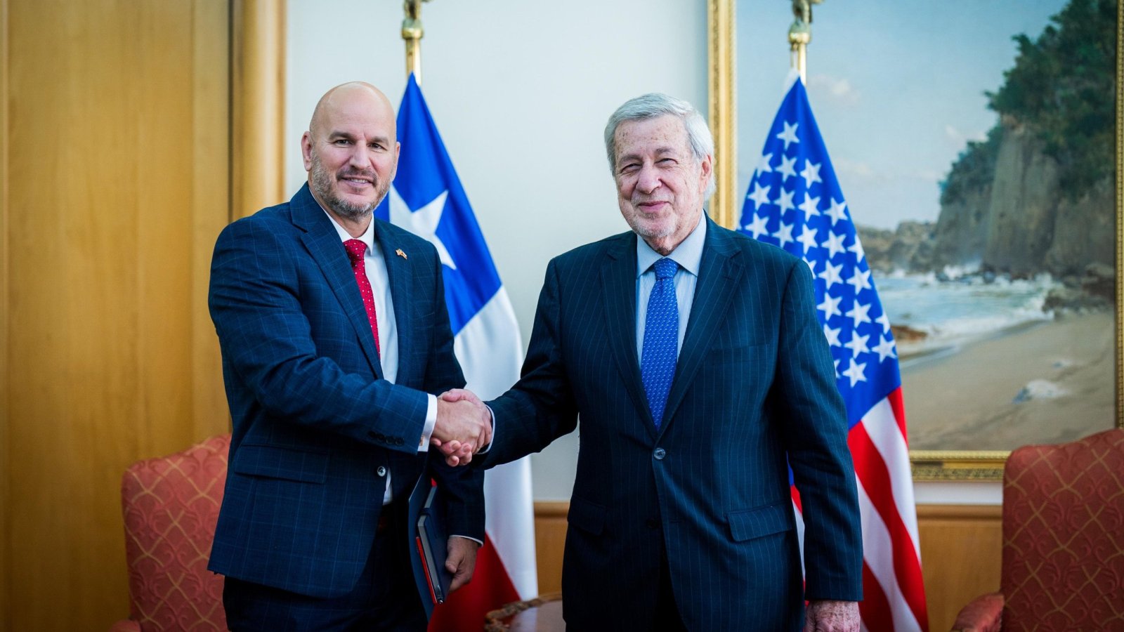 Ministro van Klaveren se reúne con el embajador de Estados Unidos