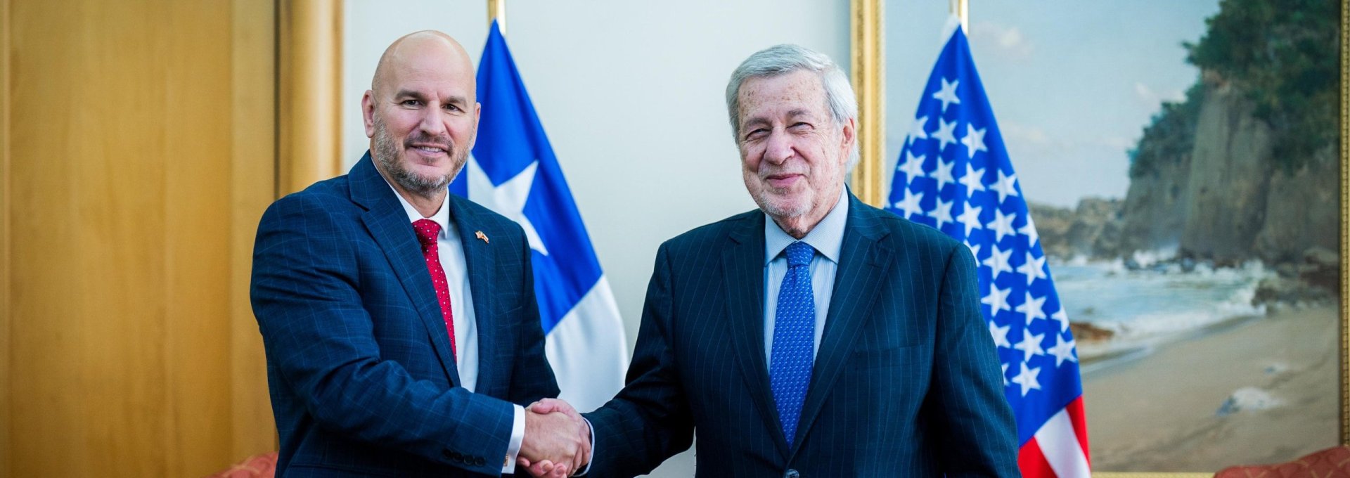 Ministro van Klaveren se reúne con el embajador de Estados Unidos