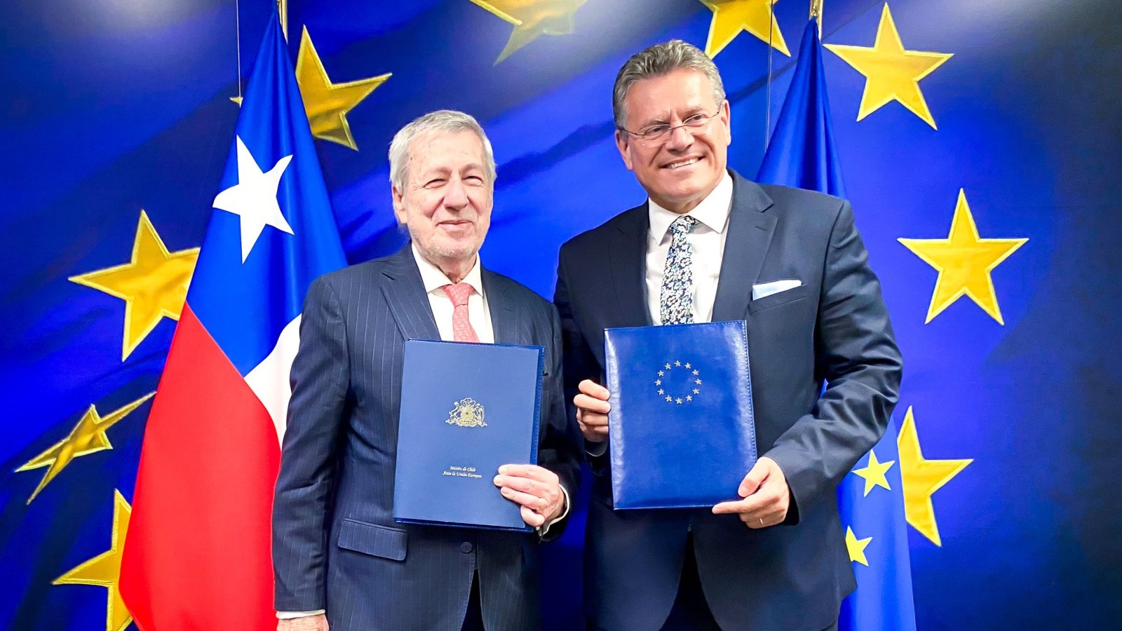 Ministro van Klaveren preside el primer Consejo Comercial Chile-UE bajo el nuevo Acuerdo Interino Comercial