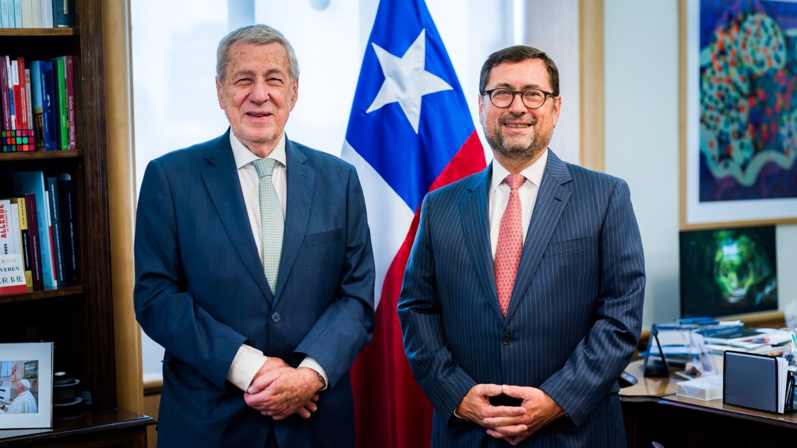 Canciller van Klaveren se reúne con ministro de Relaciones Exteriores designado