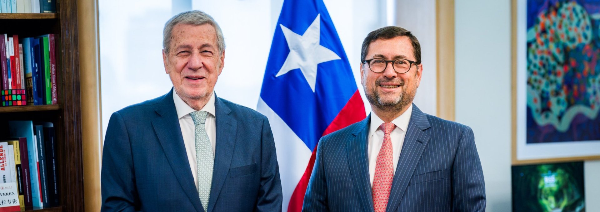 Canciller van Klaveren se reúne con ministro de Relaciones Exteriores designado