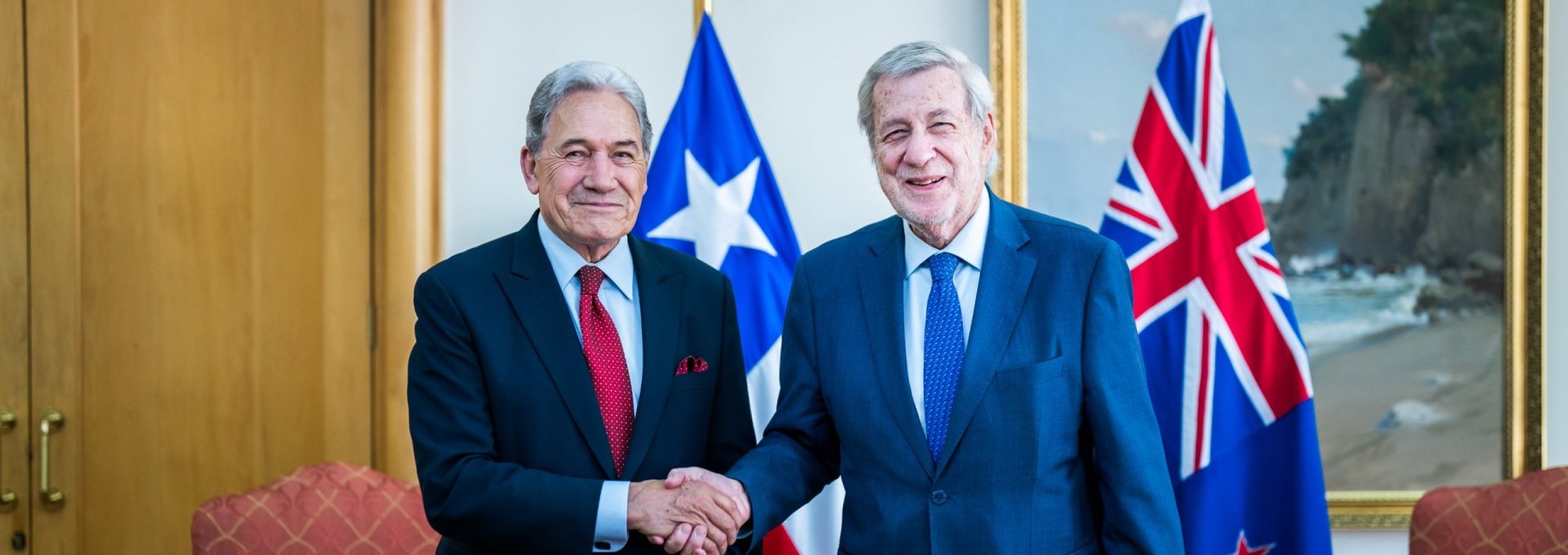 Canciller se reúne con su par de Nueva Zelandia