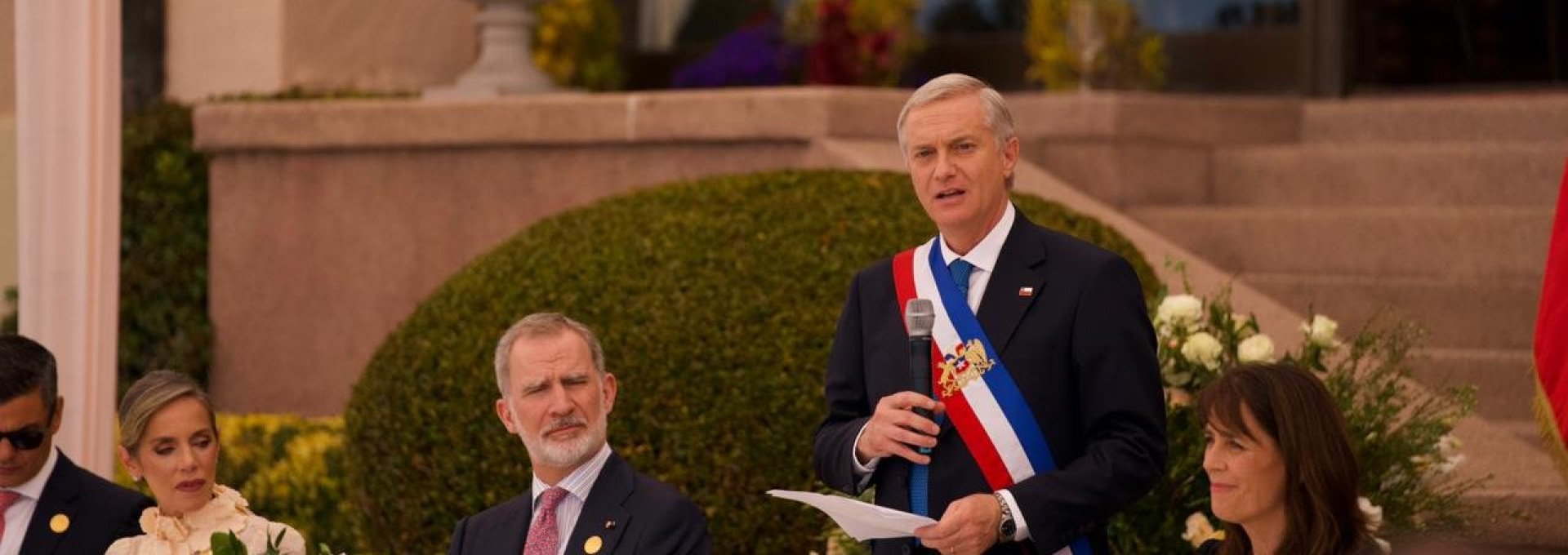 Canciller participa en almuerzo oficial con jefes de Estado y de Gobierno en el Palacio Presidencial de Cerro Castillo