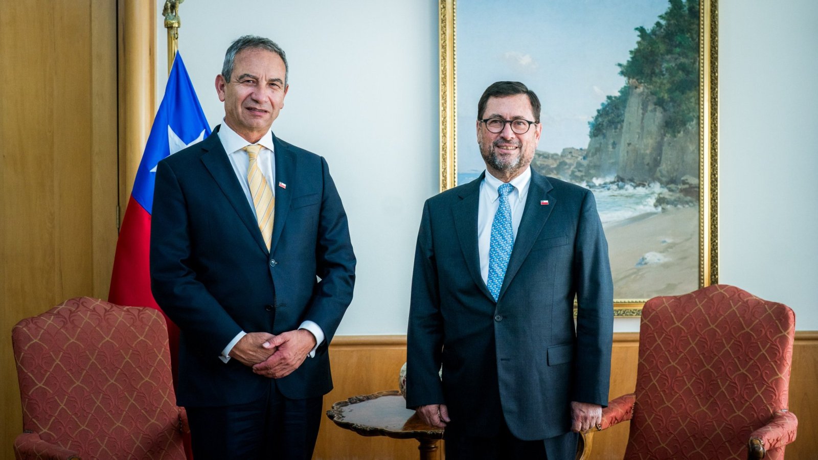 Canciller y comisionado presidencial para la Macrozona Norte abordan coordinación de Plan Escudo Fronterizo contra la inmigración irregular