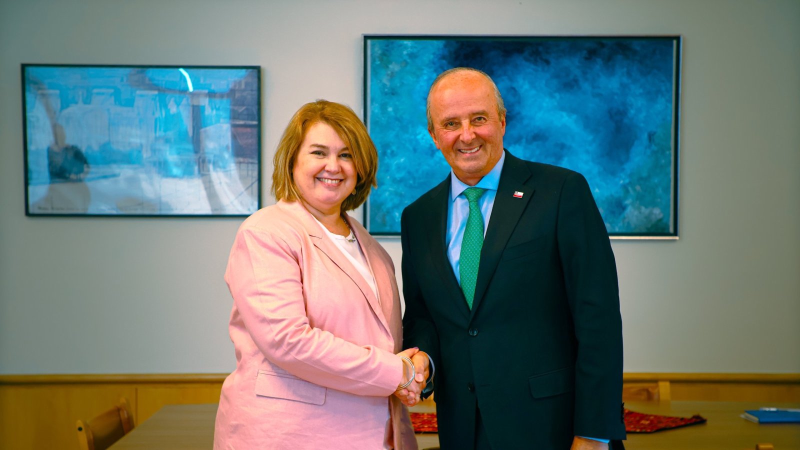 Subsecretario se reúne con embajadores de Uruguay y Arabia Saudita