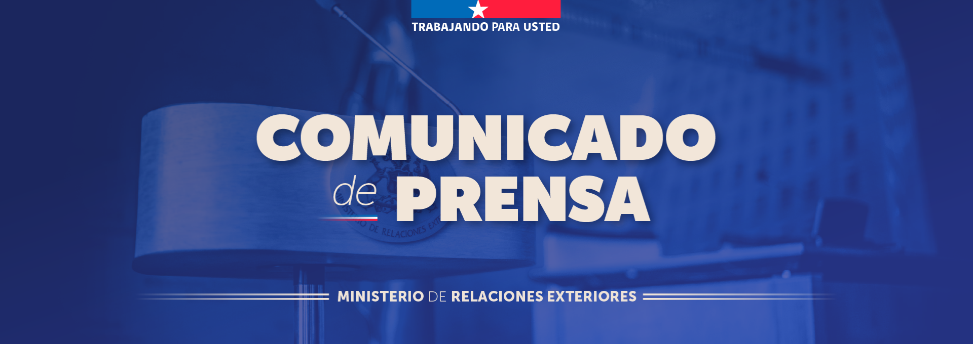 Comunicado conjunto de los cancilleres de Chile y Argentina