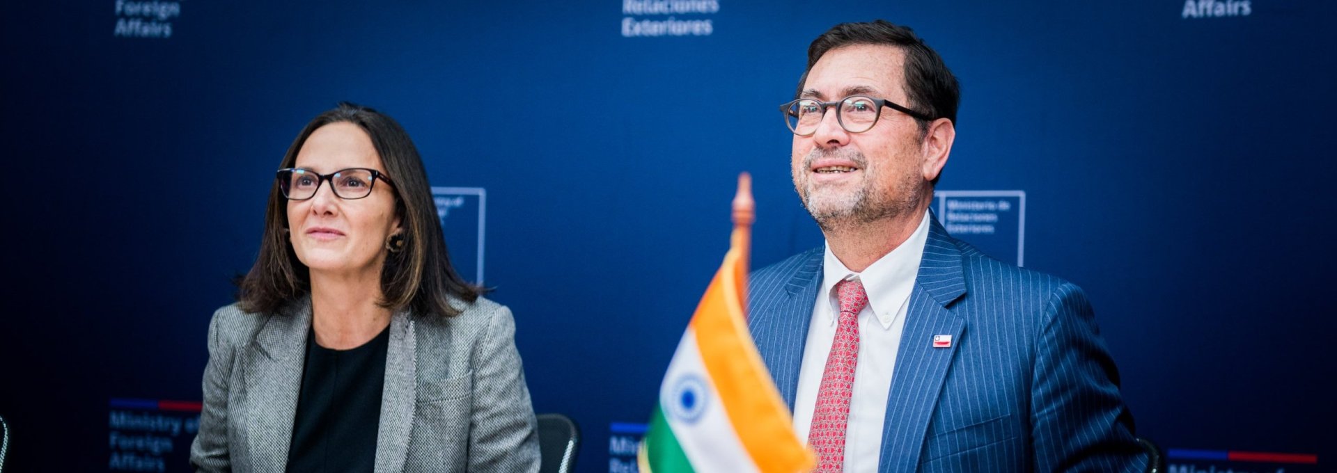 Canciller busca impulsar el Acuerdo de Asociación Económica Integral con la India en reunión con el ministro de Comercio de la potencia asiática