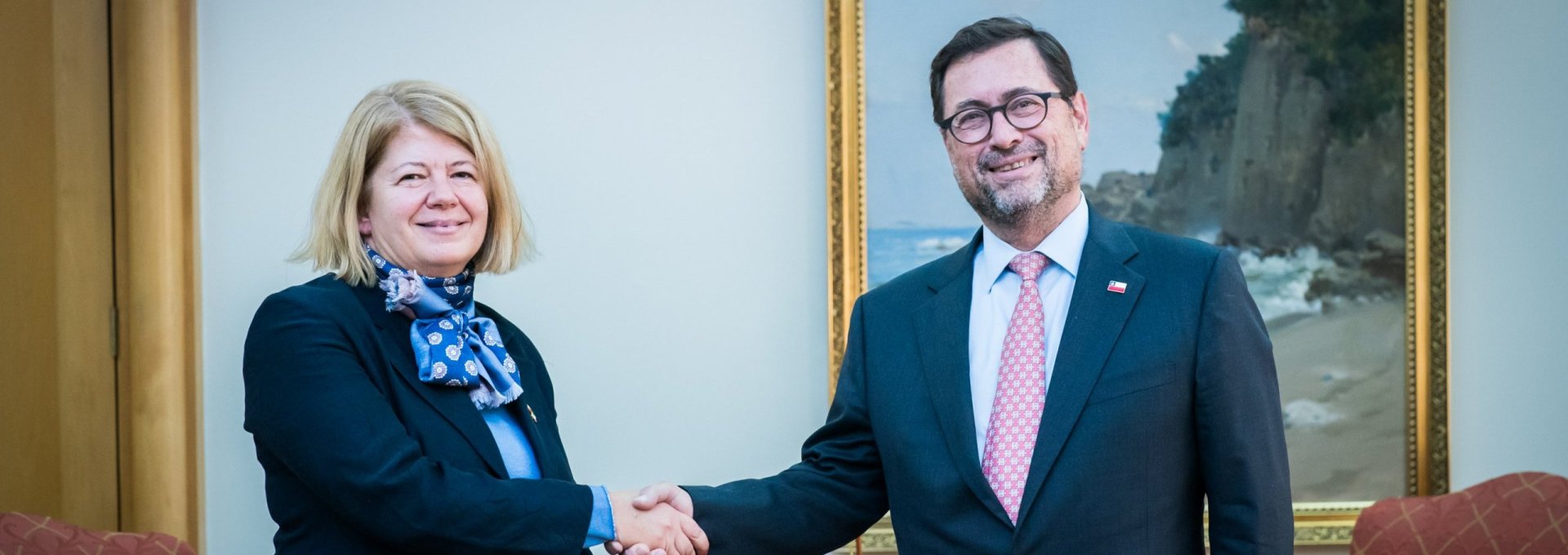 Ministro Pérez Mackenna se reúne con los embajadores de Italia y Türkiye y resalta el interés de Chile por mayor cooperación en seguridad y comercio