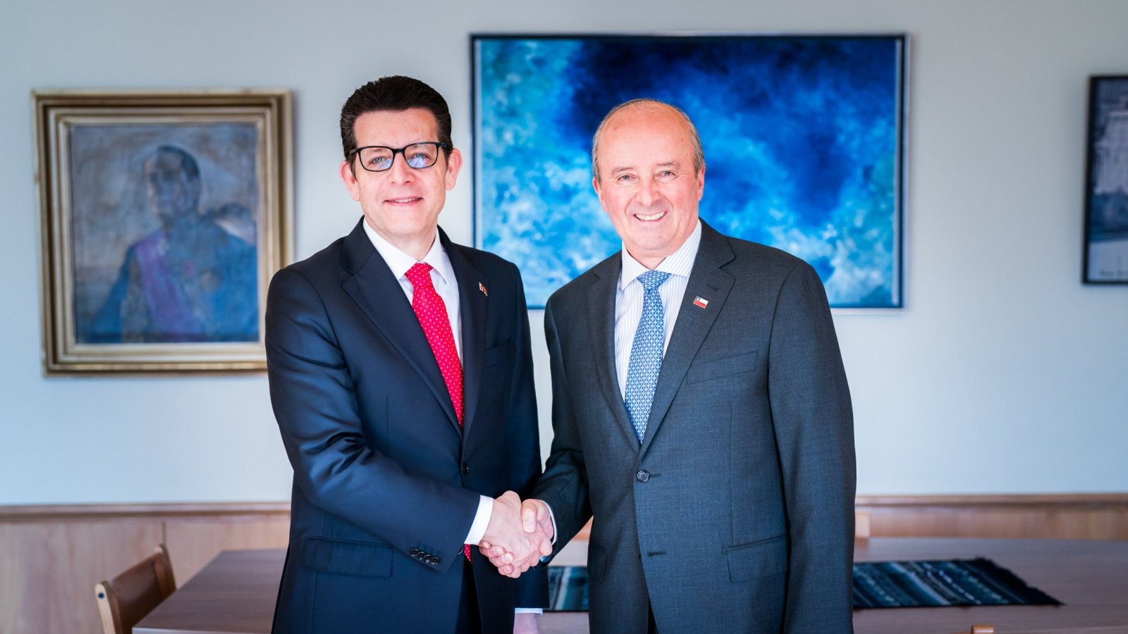 Subsecretario Torres se reúne con embajador de Türkiye en Chile